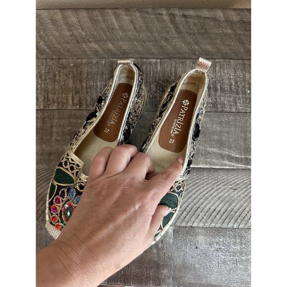 Patrizia Embroidered Embellished Espadrilles Women's Summer Shoes Sz 6.5, EU 37 - Picture 4 of 5